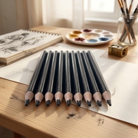 Crayon triangulaire en plastique personnalisé HB, crayon de charpentier, 7,0 pouces, pièce unique, impression personnalisée, emballage ASTM-F963