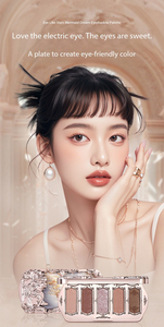 พาเลทอายแชโดว์วินนี่แบร์ สตาร์รี่อายส์ เมอร์เมด <span class=keywords><strong>ด</strong></span><span class=keywords><strong>รีม</strong></span> 5 สี เนื้อแมตต์ ปราศจากการทดลองกับสัตว์ กันน้ำ เหมาะสำหรับทุกเฉ<span class=keywords><strong>ด</strong></span>สีผิว - Product Image 3