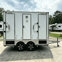 Douche et toilettes portables pour camping-car, salle de bain mobile de luxe VIP, caravane, camping, extérieur, toilettes écologiques, remorque