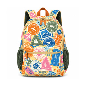 Sac à dos personnalisé pour voyages et école <span class=keywords><strong>avec</strong></span> poches en filet, fermeture éclair frontale et ouverture large pour enfants et étudiants au quotidien - Product Image 1