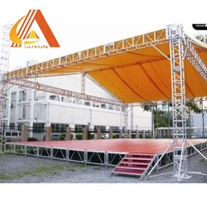 Escenario Portátil Plegable con Estructura de Aluminio Móvil para Eventos y Conciertos al Aire Libre - Product Image 5