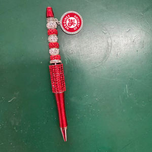 Bolígrafo con Colgante de 14.5cm de Largo, Personalizado con el Logotipo de la Hermandad Griega HOJ, Bolígrafo con Cuentas - Product Image 1