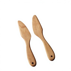 Juego de Cuchillos para Queso Modernos de Madera, Minimalistas y Ecológicos, con Acabado Espejo, para Servir Mantequilla en Mesa de Boda - Product Image 4