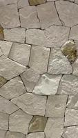 Carrelage en grès blanc premium, pierre de parement murale en grès à face brisée, pavé extérieur, pierre aléatoire en vrac