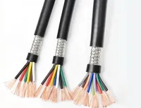Câble de communication RVVP RVSP 4 conducteurs 2 paires torsadées souple blindé en cuivre pour signal et commande