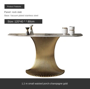 Table console en marbre de luxe léger, design moderne et simple pour l'<span class=keywords><strong>entrée</strong></span>, le <span class=keywords><strong>couloir</strong></span>, la <span class=keywords><strong>d</strong></span>écoration - Product Image 6