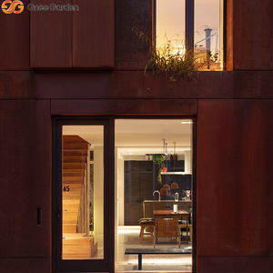 Paneles Decorativos Exteriores de Acero Corten Modernos para Revestimiento de Cercas de Jardín y Fachadas de Edificios, Impermeables y Ecológicos - Product Image 6