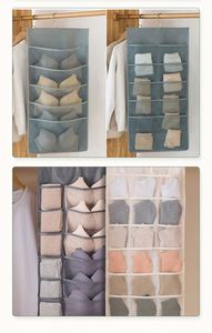Convenient Dust-proof Hanging Double-sided Transparent Six-layer Storage <b>Bag</b> Bedroom Wardrobe Small Clothes <b>Bag</b> Storage <b>Bag</b> - Product Image 5