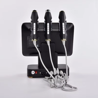 Kit de machine faciale haute fréquence Pro Oxygen 3-en-1 avec capsules d'oxygène et machine à bulles de CO2