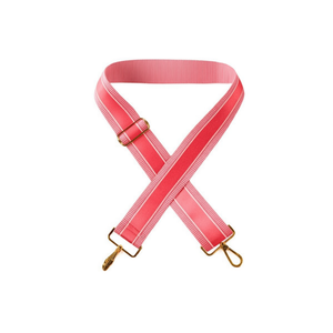 Sangle en toile de 5 cm, couleur unie rouge rose, pour sac - Product Image 1