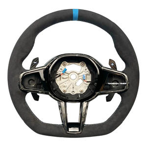Volante Deportivo con Calefacción y Luces LED de Fibra de Carbono Serie G CS para <span class=keywords><strong>BMW</strong></span> X6 G06 Z4 G29 G26 G87 M2 G80 M3 M4 G82 M5 G90 G42 G20 G28 X5 G05 - Product Image 3