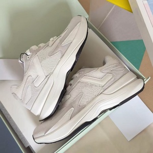 รองเท้ากีฬาหรูหราดีไซเนอร์ชั้นนำรองเท้าลำลองคู่ย้อนยุคเดินมีเชือกผูกหนังแท้ระบายอากาศทันสมัยไฮเอนด์ - Product Image 5