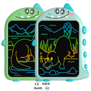 Pädagogisches <span class=keywords><strong>LCD</strong></span>-Dinosaurier-Schreibtafel-Tablet-Spielzeug mit Sofort-Klar-und Speicher funktion Digitale Schreib blöcke - Product Image 1