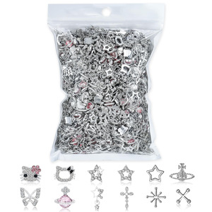 Adornos de Estrellas 3D de Aleación para Uñas, Colgantes de Joyería, Diamantes de Imitación Metálicos, Decoración para Manicura, Accesorios y Herramientas para Arte de Uñas DIY - Product Image 4