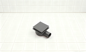 Siphon de sol de salle de bain gris en plastique durable et moderne 100x100 - Facile à nettoyer, garantie 5 ans, installation facile, accessoire de <span class=keywords><strong>plomberie</strong></span> - Product Image 4