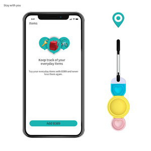 Étui en silicone en forme de cœur pour AirTags, housse de protection pour Apple AirTag Tracker avec porte-clés - Product Image 1