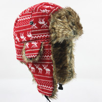 Gorro Ushanka Personalizado QJ OEM con Logotipo, Gorro Ártico Resistente, Gorro Térmico para Expediciones Polares, Gorro de Esquí a Prueba de Viento con Orejeras