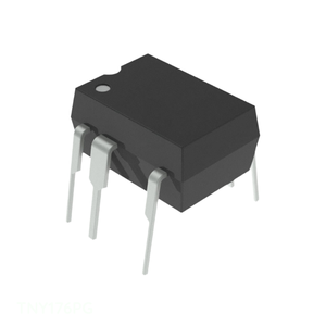 Componentes de circuitos electrónicos en stock 8 DIP (0.300", 7.62mm), 7 pines 15 W (85-265 VCA) 19 W (230 VCA) TNY176PG - Product Image 1