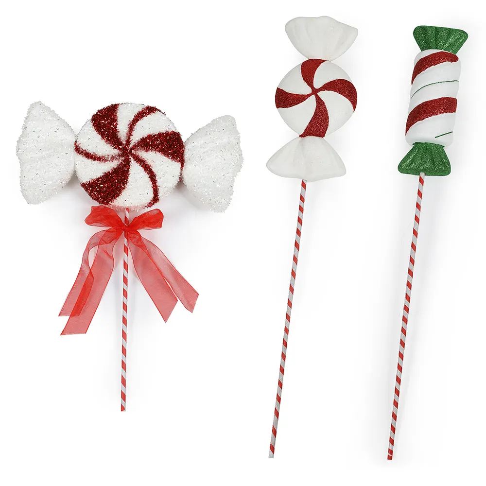 Candy Shaped Christmas Decorations 29.5Inch