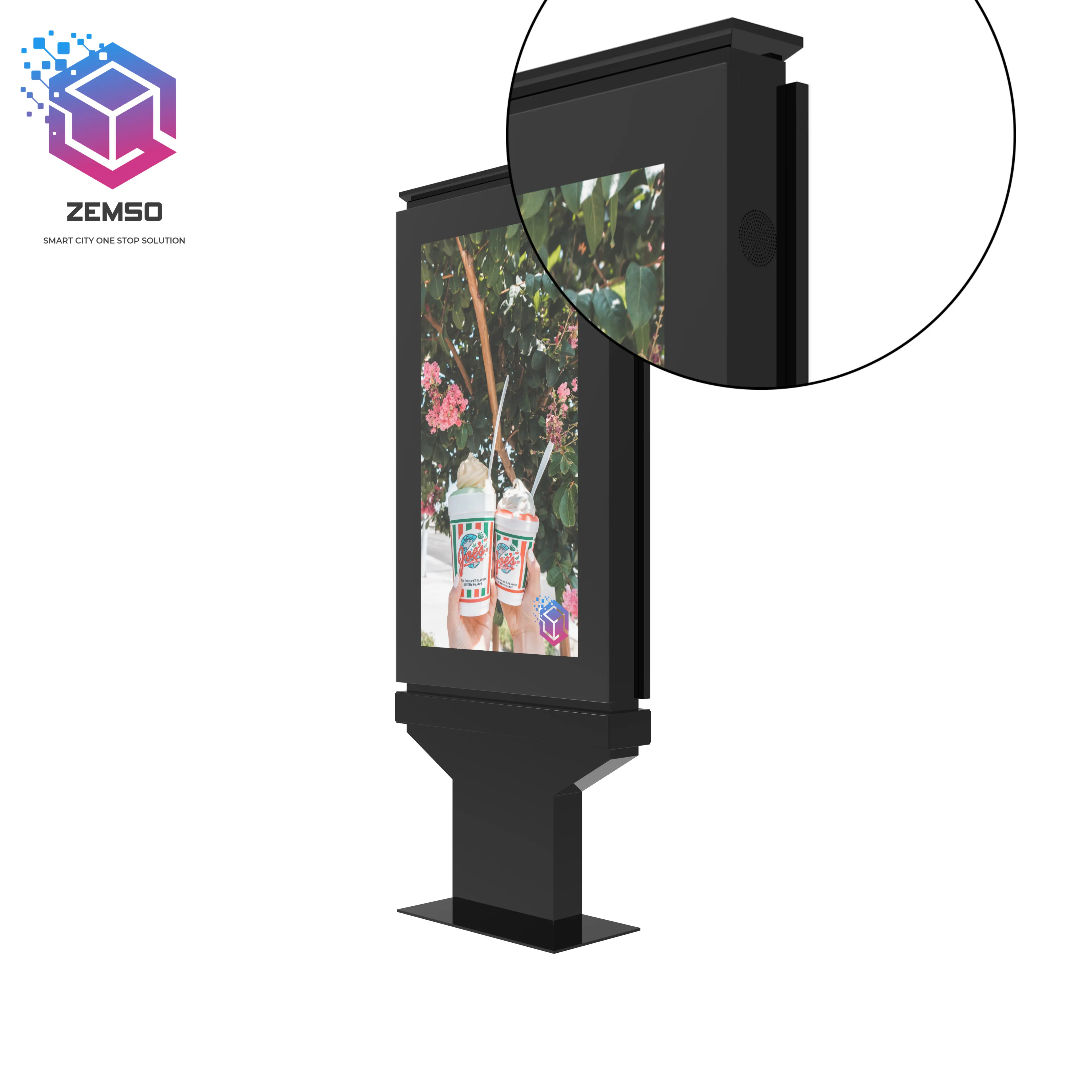 사용자 정의 야외 방수 광고 화면 키오스크 미디어 플레이어 디지털 간판