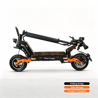 Trottinette électrique pliable CT-03 800W 48V13AH avec batterie au lithium, deux roues, longue portée, étanche, portable, pour les trajets en ville