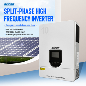 Inversor de Fase Dividida de Alta Frecuencia <span class=keywords><strong>Suoer</strong></span> SP-10KW 110V, Inversor de CC a CA, Inversor de CC a CC Fuera de la Red, Inversor Híbrido Solar - Product Image 2