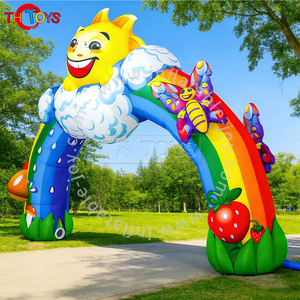 कस्टम डिजाइन आउटडोर विज्ञापन नायलॉन 5 मीटर इंफ्लेटेबल आर्क - Product Image 3