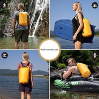 Bolsa Impermeable de PVC 500D con Logotipo Personalizado, Multicolor, para Deportes Acuáticos, Clubes, Kayak, Viajes, Venta al Por Mayor