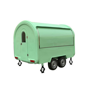 Proveedor de China buena calidad pizza perro caliente de comida móvil cocina restaurante los coches remolque carro - Product Image 3