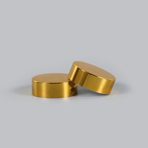 ガラス瓶用38mmゴールドアルミネジキャップメタルリッド - Product Image 3