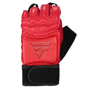 Professional Boxing Equipment MMA PU <b>Leather</b> <b>Gloves</b> Half Finger Durable MMA <b>Gloves</b> Red <b>Leather</b> Half Finger Training <b>Gloves</b> 2026 - Product Image 1