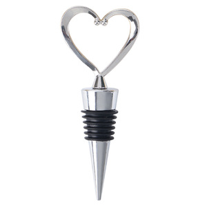 Heart Shaped <b>Wine</b> <b>Stopper</b> Gold And Silver Zinc Alloy Sealing Bottle <b>Stopper</b> For <b>Wine</b> Preservation - Product Image 4