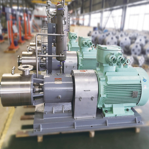 Pompe mélangeuse en ligne à double étage en acier inoxydable, émulsifiant à cisaillement élevé pour liquides, boissons et produits laitiers - Product Image 6