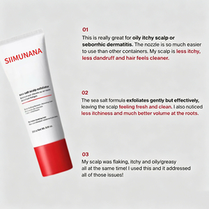 Exfoliant capillaire au <span class=keywords><strong>sel</strong></span> marin épaississant, formule 45% <span class=keywords><strong>sel</strong></span>, élimine les accumulations, contrôle le sébum, gommage rafraîchissant pour le cuir chevelu - Product Image 2