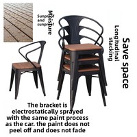Table à manger portable en bois avec pieds en métal et plateau en pierre frittée, 2 places, design moderne et élégant, pour la maison, les hôtels, les jardins, les hôpitaux, l'extérieur