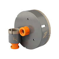 Forets diamantés brasés sous vide de 6-125 mm, scies cloches à filetage M14 pour porcelaine, céramique, granit, marbre, carrelage, personnalisables OEM
