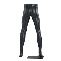 Jambes de mannequin de torse masculin musclées en fibre de verre