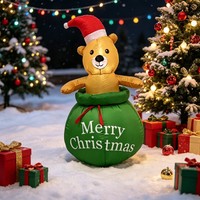 Meilleures ventes : Sacs cadeaux gonflables, ours de Noël, décorations de fêtes, ornements, accessoires, nouvelles figurines gonflables de Noël