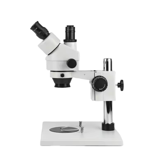 ST7045-T trinoculare microscopio Stereo <span class=keywords><strong>7</strong></span>-45x Zoom ingrandimento obiettivo ausiliario lente montabile sorgente luminosa montabile tubo TV - Product Image 2