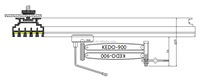 Barre omnibus KEDO FKD 4P100A en aluminium pour rail conducteur haute vitesse, pour machine de traction et ligne de production automobile