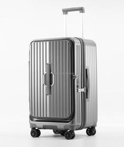 <span class=keywords><strong>Valise</strong></span> PC légère unisexe, silencieuse, à 4 roulettes pivotantes, coque rigide, serrure intelligente TSA, étanche, design de voyage écologique - Product Image 2