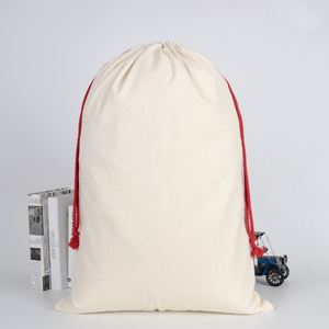 Livraison rapide, sac de Noël en toile de coton, grand format 50*70 cm, en stock - Product Image 3