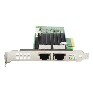 Intel X550-T2 10Gbps 2พอร์ต PCI-E RJ45 Lan Ethernet แปลงอะแดปเตอร์เครือข่าย