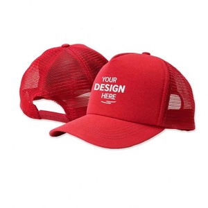 High Quality 6 Panel Foam Trucker Hat Custom Logo Embroidered Jersey Mesh Cap Wholesale for Beach Hip Hop Style - Product Image 4