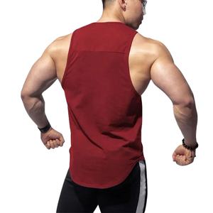 Hot Sell Fitnesswear Anti-Static Summer Eco-friendly Sportswear QUICK DRY Plus Size Breathable <b>White</b> <b>tank</b> <b>Top</b> <b>for</b> <b>Men</b> Gym - Product Image 4