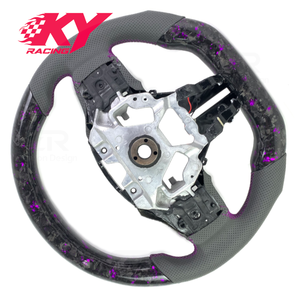 Volant sport en fibre de carbone forgée avec affichage LED du régime, personnalisé pour Infiniti Q60 QX30 QX50 QX60 QX7 2013-2022 - Product Image 4