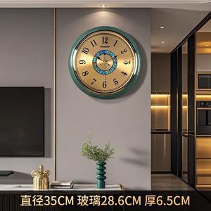 Armen's Wall <b>Clock</b> Round 95mm <b>Battery</b> Powered Silent Quartz For Living Room Bedroom Home Use - Product Image 4