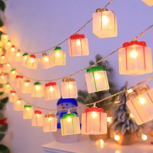 2025 LED ánh sáng chuỗi giáng sinh trang trí cây cô gái mới trái tim đèn lồng thiết kế không thấm nước đêm bầu không khí Sao cửa sổ Hộp quà tặng - Product Image 2
