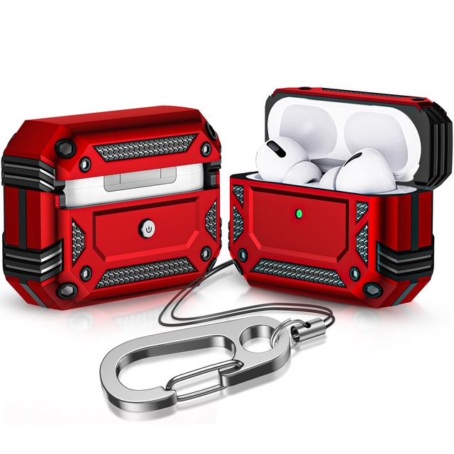 LeYi Unique Design TPU PC Armor Protective Wireless Charing Earphone Cover Case for AirPods 1 2 3 Pro + Plus