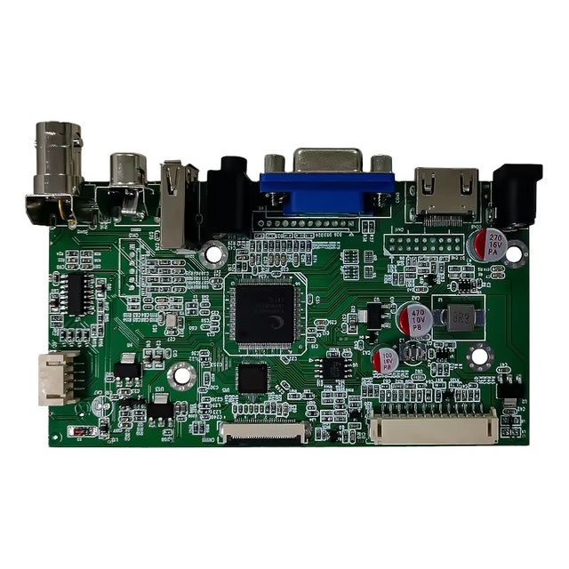 JX Normal LCD EDP ABHV Controller Board USB/VGA/MI/BNC Inputs 1920x1080 Resolution IR Remote Control 10.1"-17.3" Display